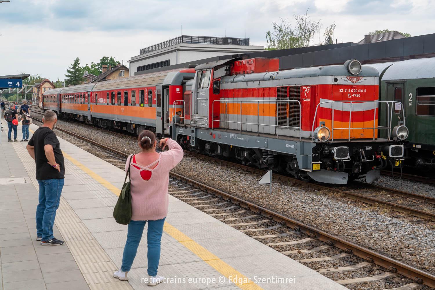 Classic loco in modern paintwork